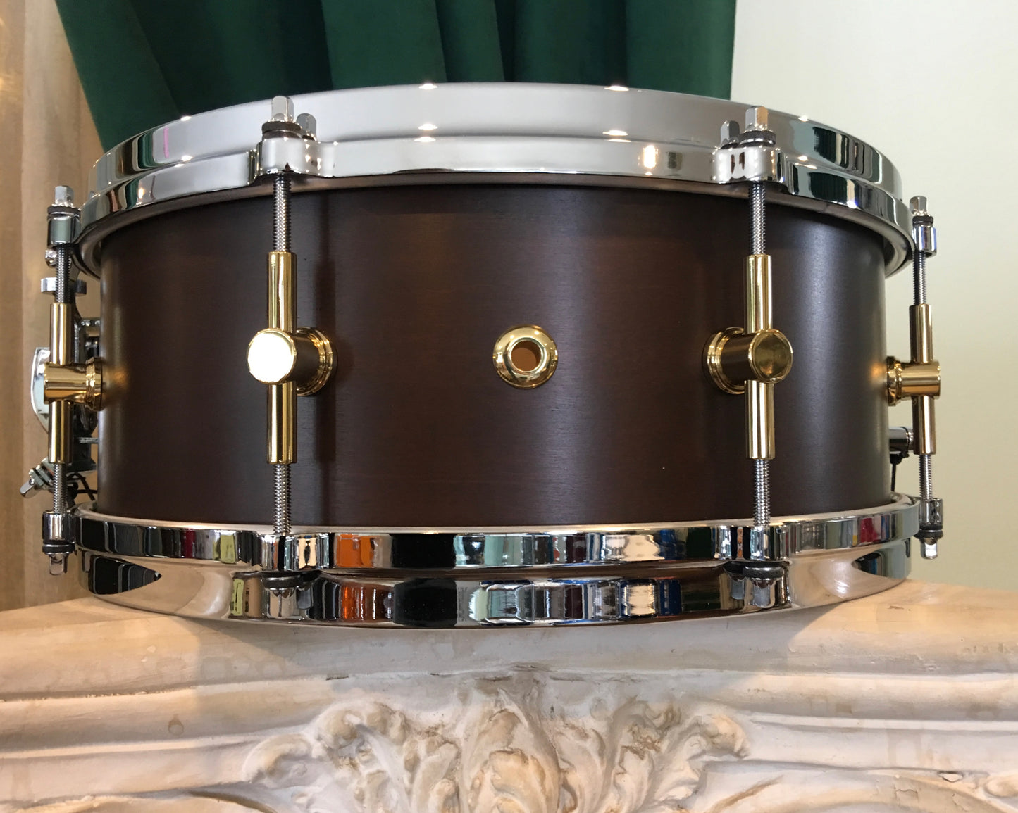 Canopus NV60-M1 Neo-Vintage 5.5"x14" Snare Drum - Bitter Brown