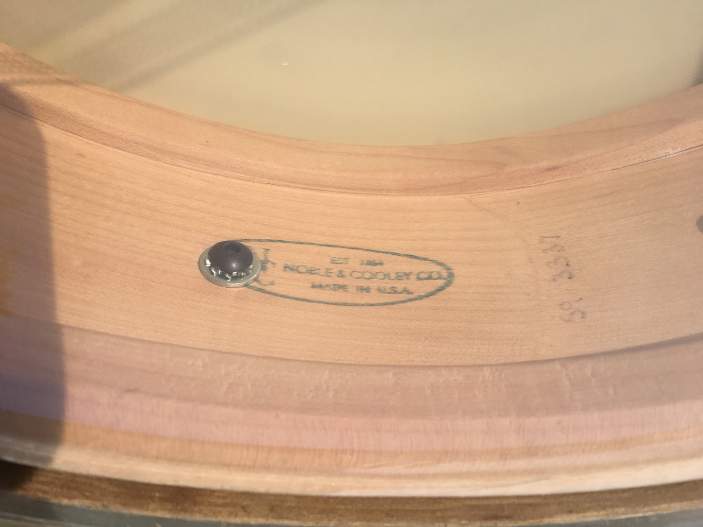 Vintage 1989 Noble & Cooley 4"x14" Solid Maple Shell Snare Drum
