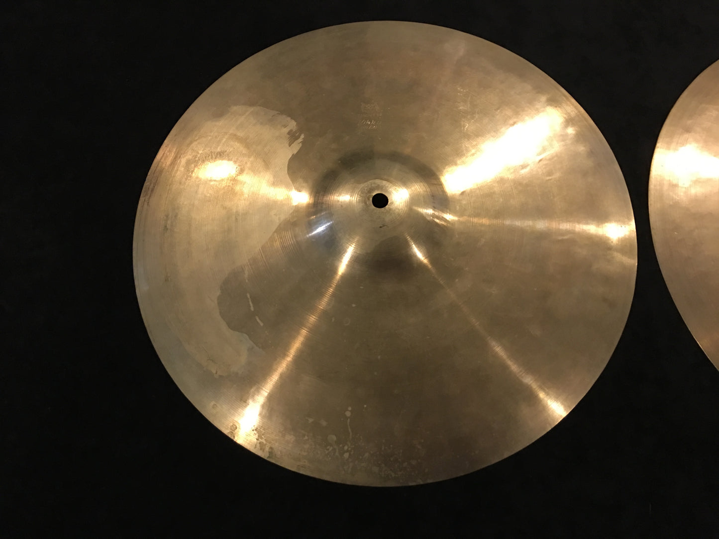 15" Italian Zanchi F&F Vibra Hi Hat Cymbal Pair UFIP 786/826g #498