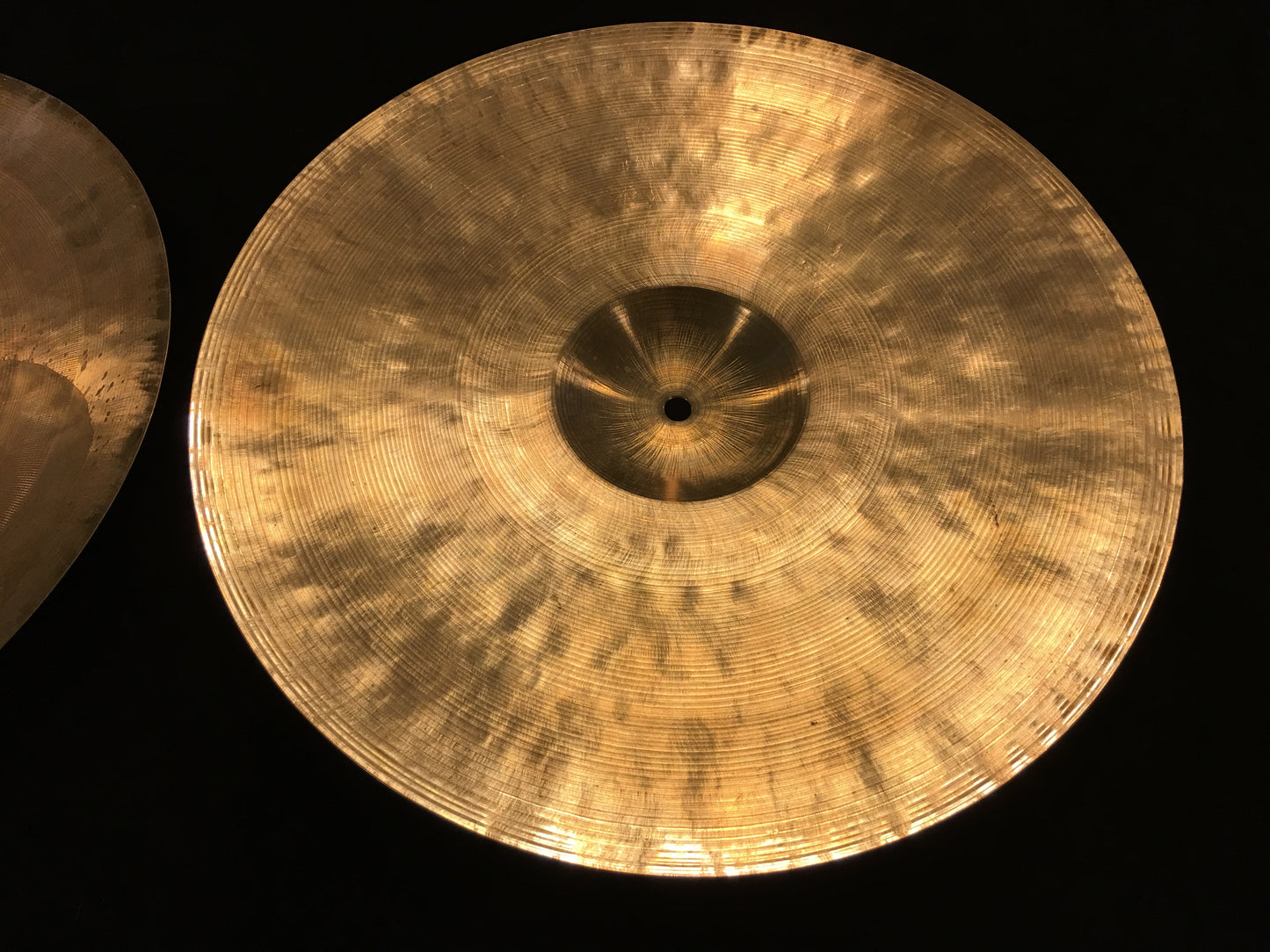15" Italian Zanchi F&F Vibra Hi Hat Cymbal Pair UFIP 786/826g #498