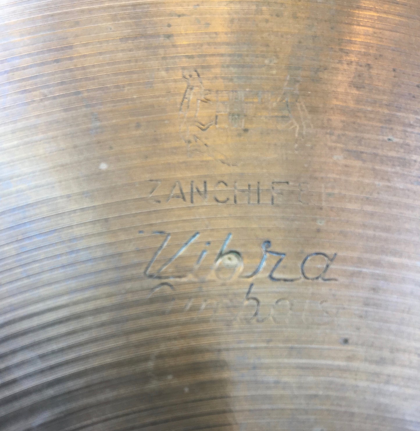 15" Italian Zanchi F&F Vibra Hi Hat Cymbal Pair UFIP 786/826g #498