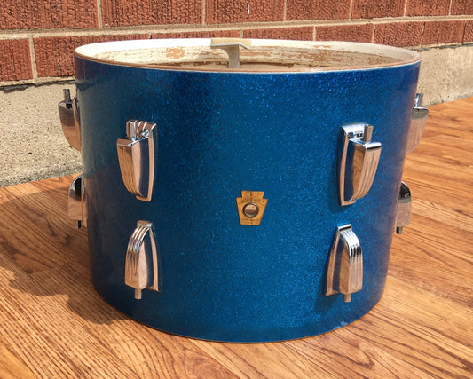 13" Vintage Ludwig Blue Sparkle Super Classic Tom Tom