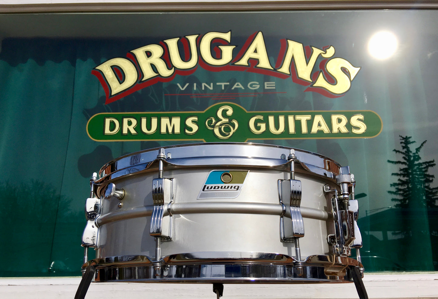 1970 Ludwig Acrolite Snare Drum 5"x14" - Clean