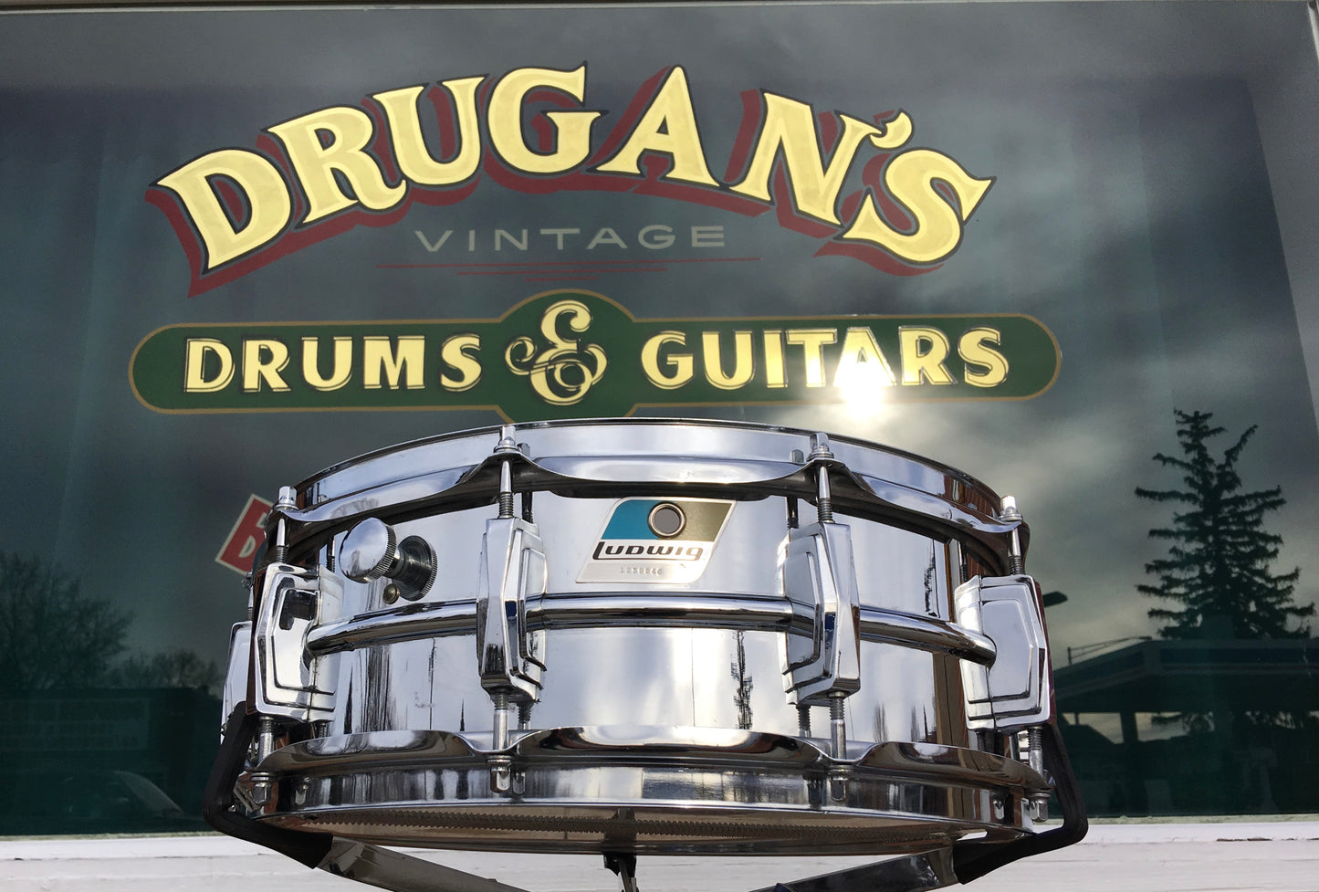 Vintage 1976 Ludwig Supraphoinc 5x14 Snare Drum LM 400 - EXTRA CLEAN!
