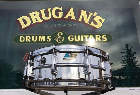 Vintage 1976 Ludwig Supraphoinc 5x14 Snare Drum LM 400 - EXTRA CLEAN!