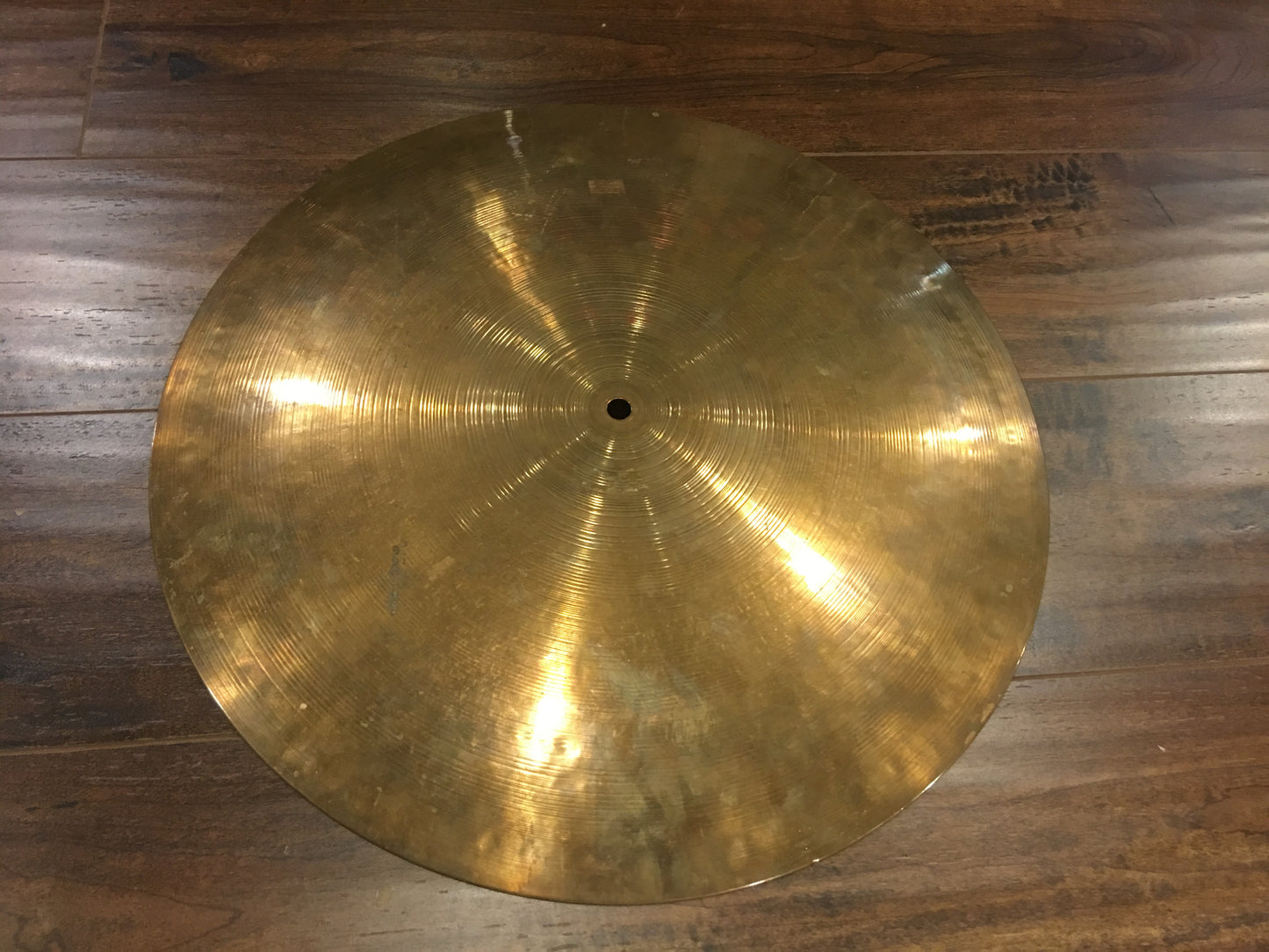 Vintage 1981 18" Paiste Flat Ride 2002 Red Label Cymbal 1580g