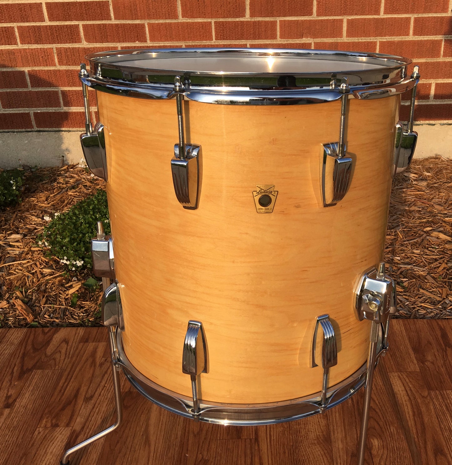 1967 Ludwig Thermo-Gloss Natural Maple Bop Drum Set 18/12/14
