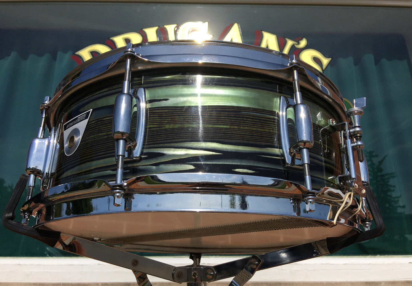 1969 Ludwig Standard Avocado Strata Snare Drum - 5x14
