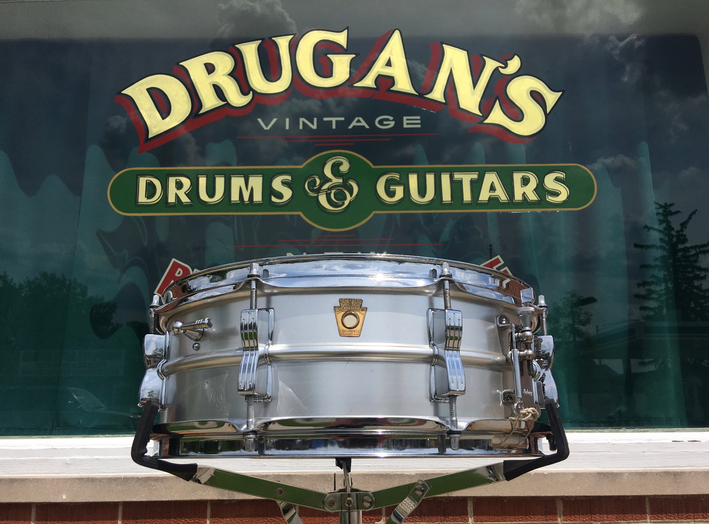 Vintage 1967 Ludwig Acrolite Keystone Snare Drum