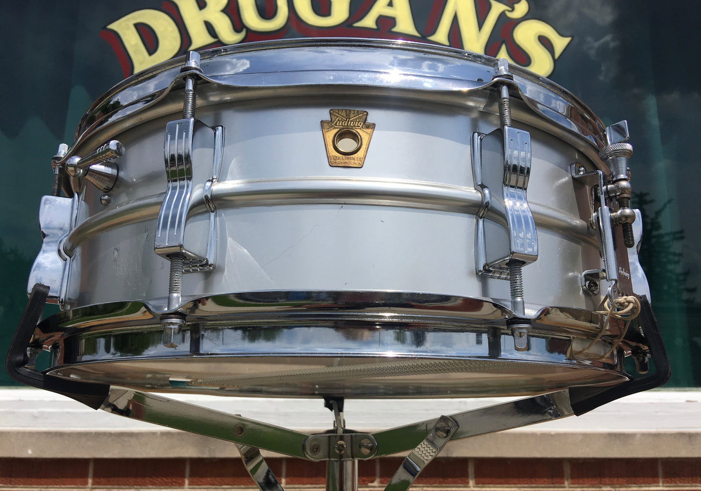 Vintage 1967 Ludwig Acrolite Keystone Snare Drum