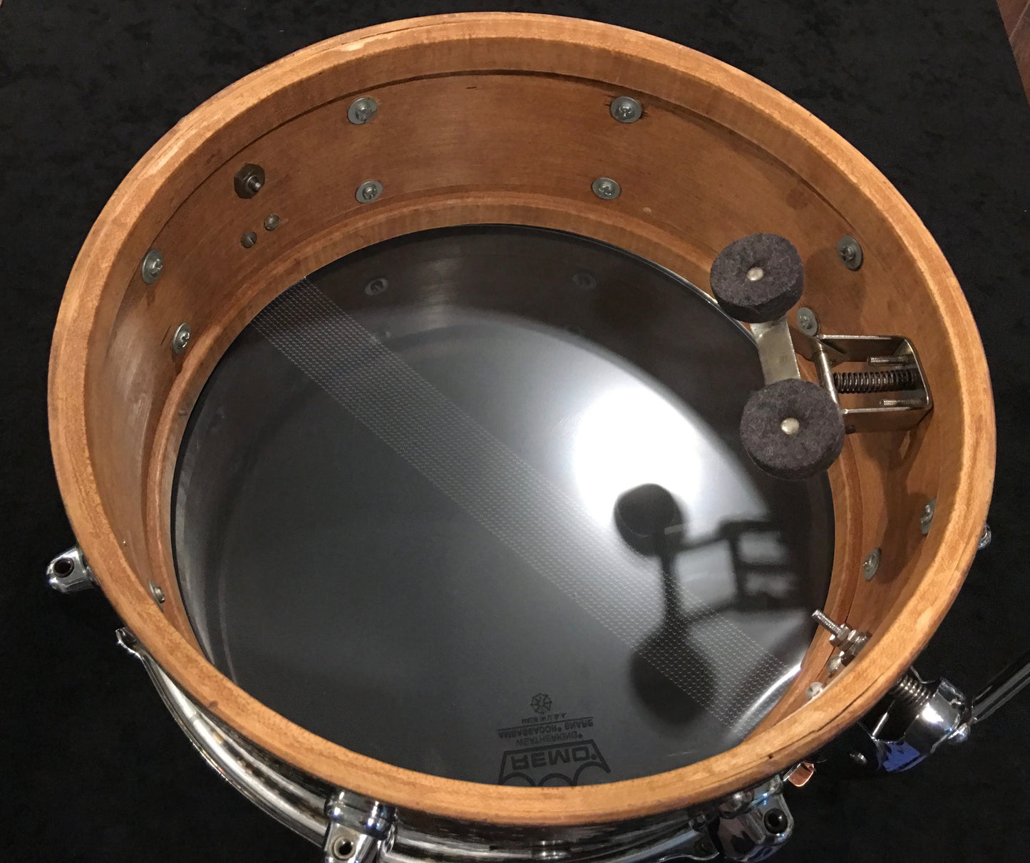 1962 Slingerland Mardi Gras Radio King Super Gene Krupa 5.5x14 Solid Shell Snare Drum