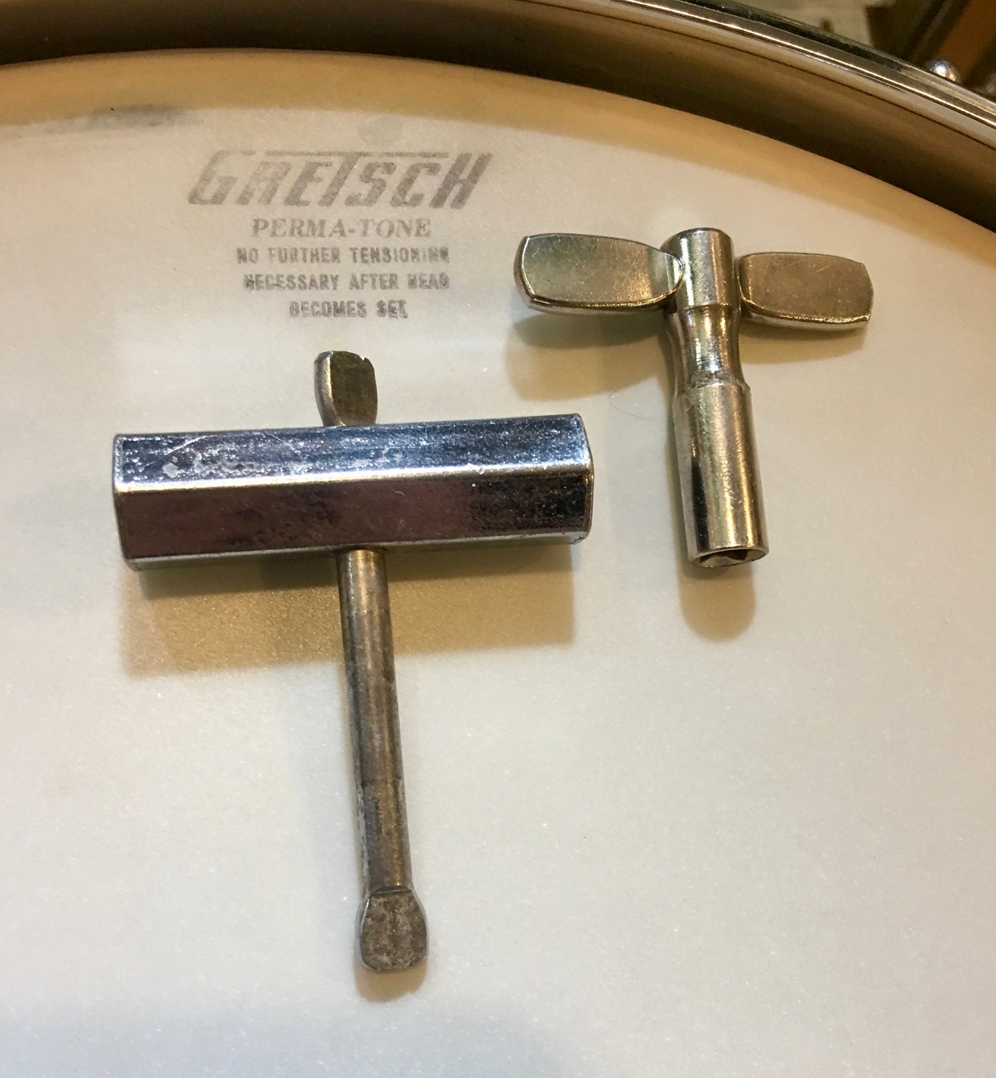 10 Piece Gretsch Round Badge Era Broadkaster Hardware Package w/Floating Action Bass Pedal
