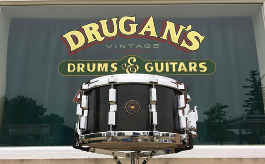 Select / Solid Johnny Craviotto 7x14 Maple Snare Drum - Ebony Stain