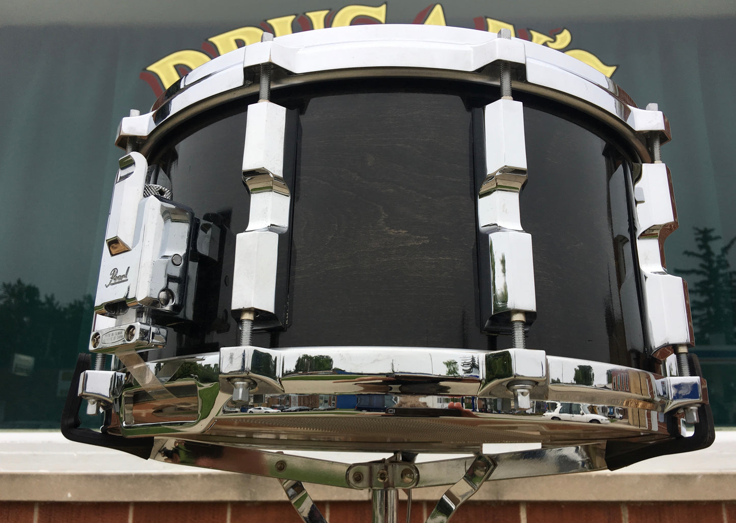 Select / Solid Johnny Craviotto 7x14 Maple Snare Drum - Ebony Stain
