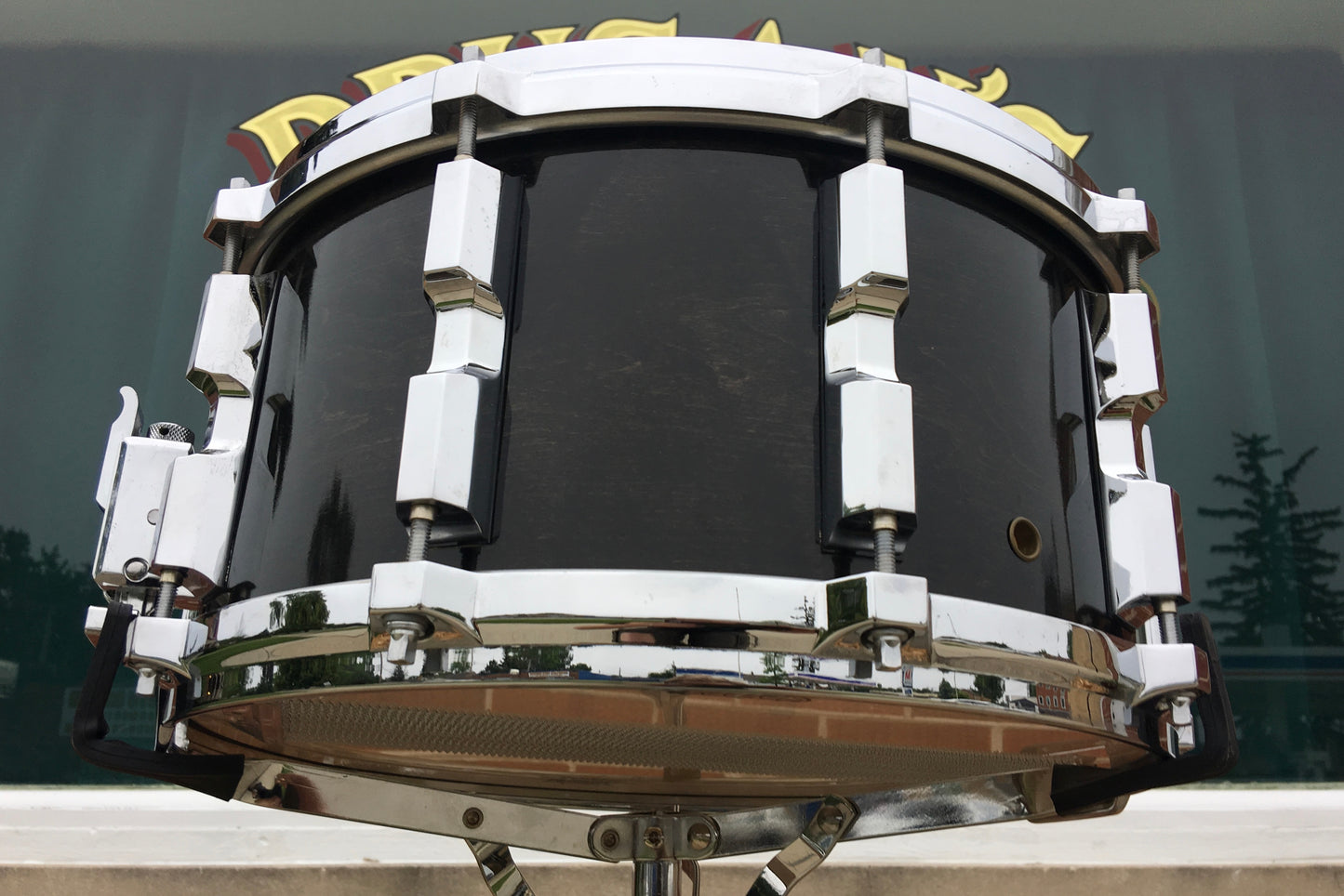 Select / Solid Johnny Craviotto 7x14 Maple Snare Drum - Ebony Stain
