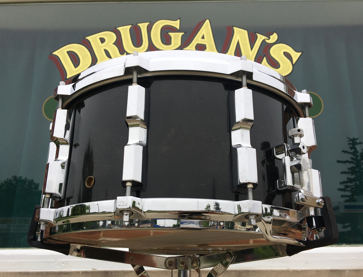 Select / Solid Johnny Craviotto 7x14 Maple Snare Drum - Ebony Stain