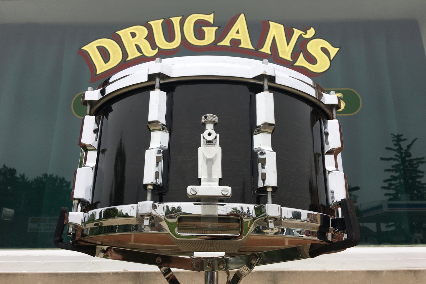 Select / Solid Johnny Craviotto 7x14 Maple Snare Drum - Ebony Stain