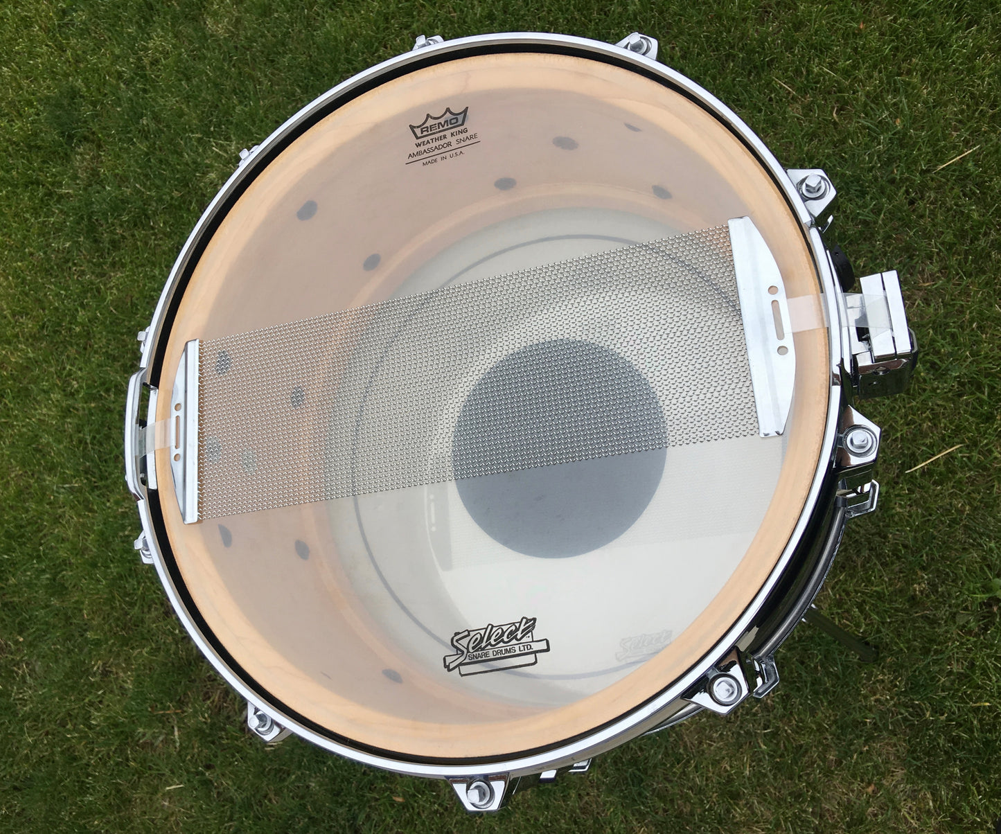 Select / Solid Johnny Craviotto 7x14 Maple Snare Drum - Ebony Stain