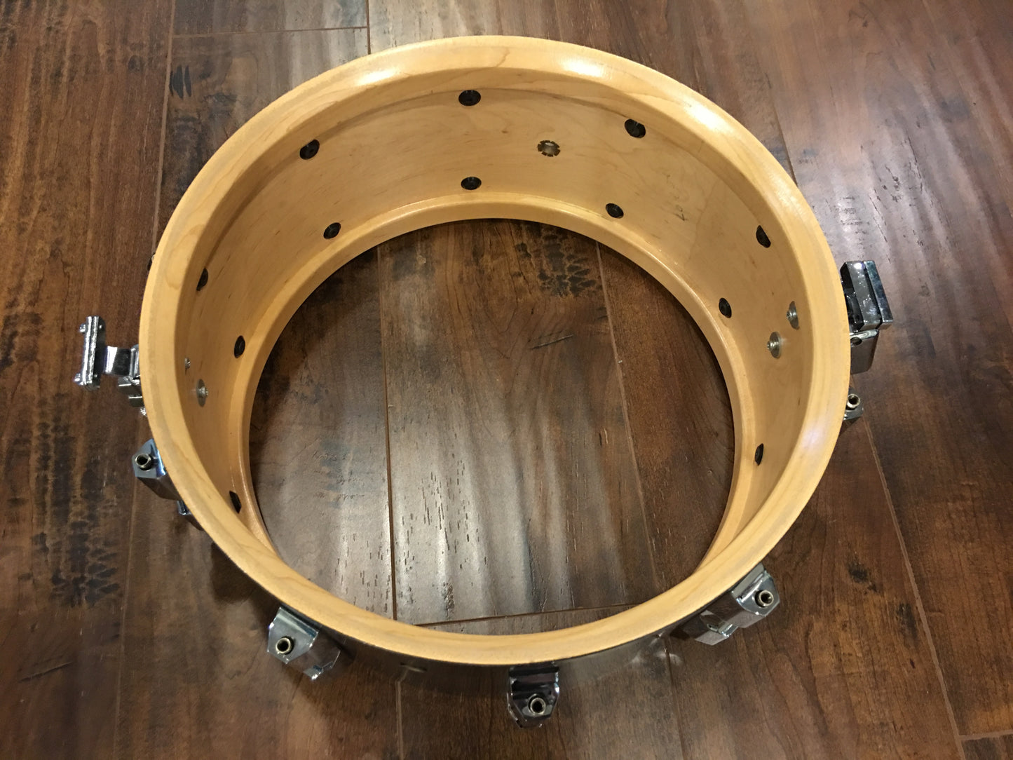 Select / Solid Johnny Craviotto 7x14 Maple Snare Drum - Ebony Stain
