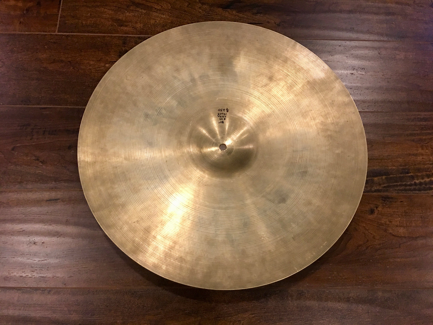 20" Zildjian A 1960's Ride Cymbal 2358g #166