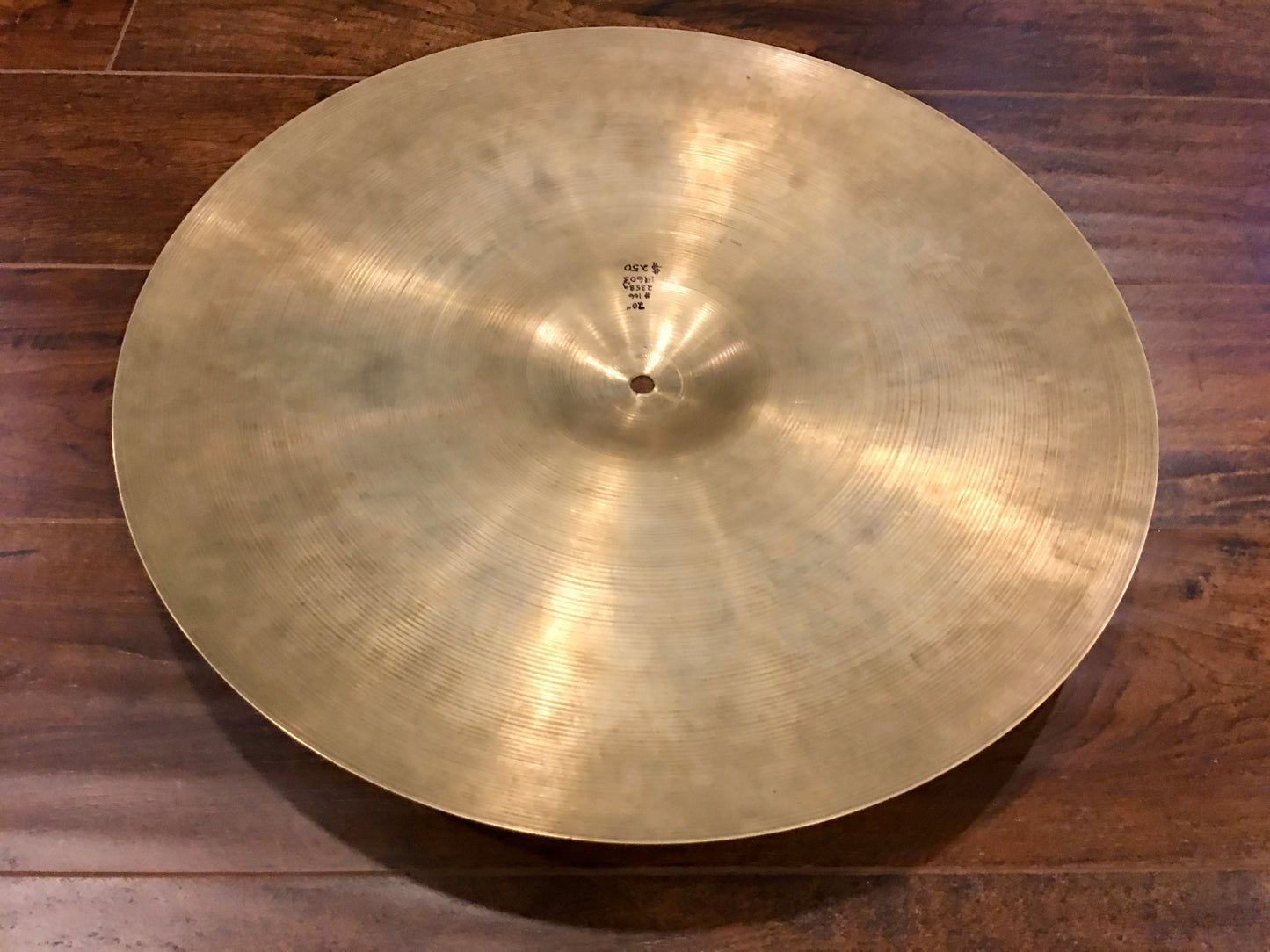 20" Zildjian A 1960's Ride Cymbal 2358g #166