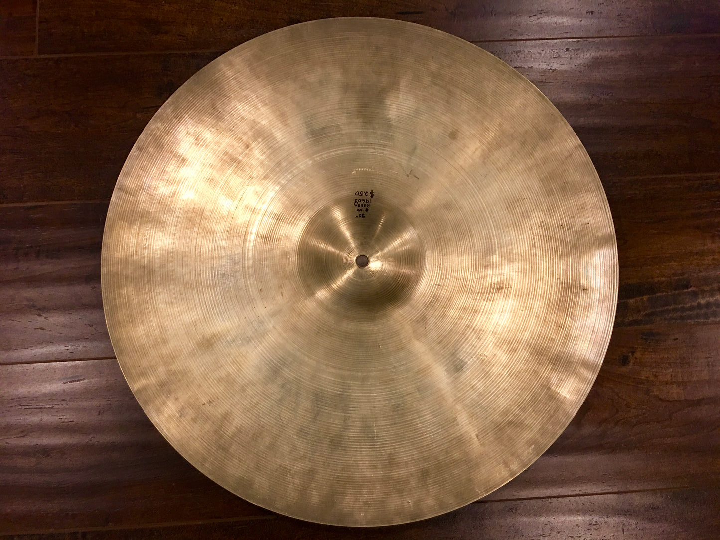 20" Zildjian A 1960's Ride Cymbal 2358g #166