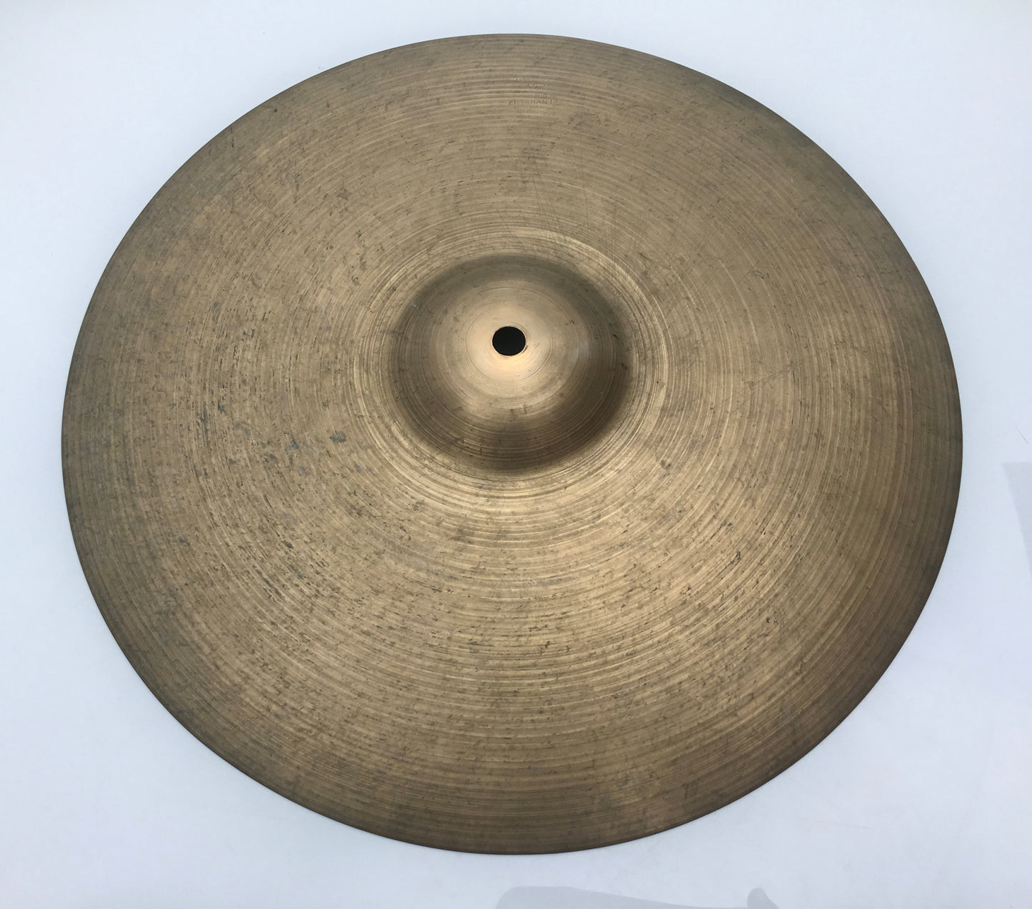 14" Zildjian A 1950s Trans Stamp Hi Hat Single /Crash Cymbal 710g #518