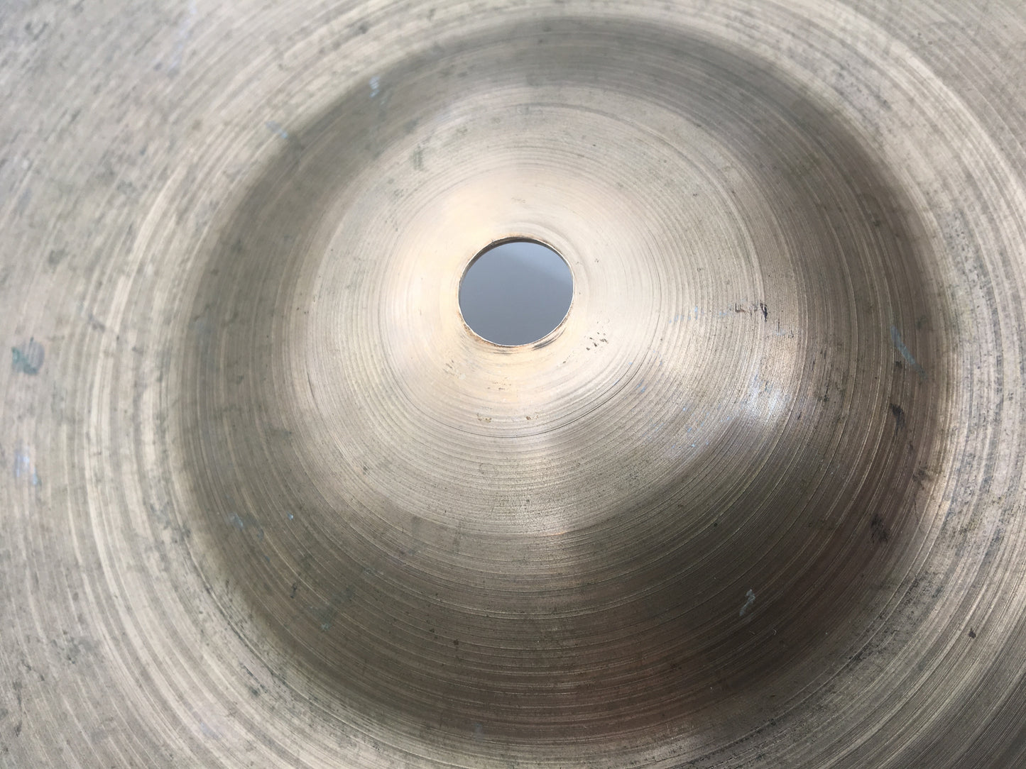 14" Zildjian A 1950s Trans Stamp Hi Hat Single /Crash Cymbal 710g #518