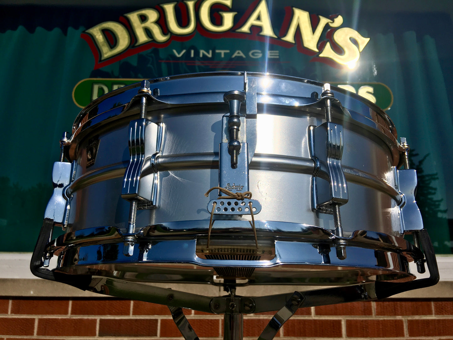 Vintage 1963 Ludwig Acrolite Keystone Snare Drum 5x14 - Early Acro!