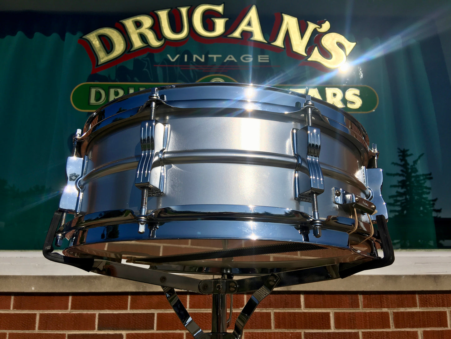 Vintage 1963 Ludwig Acrolite Keystone Snare Drum 5x14 - Early Acro!