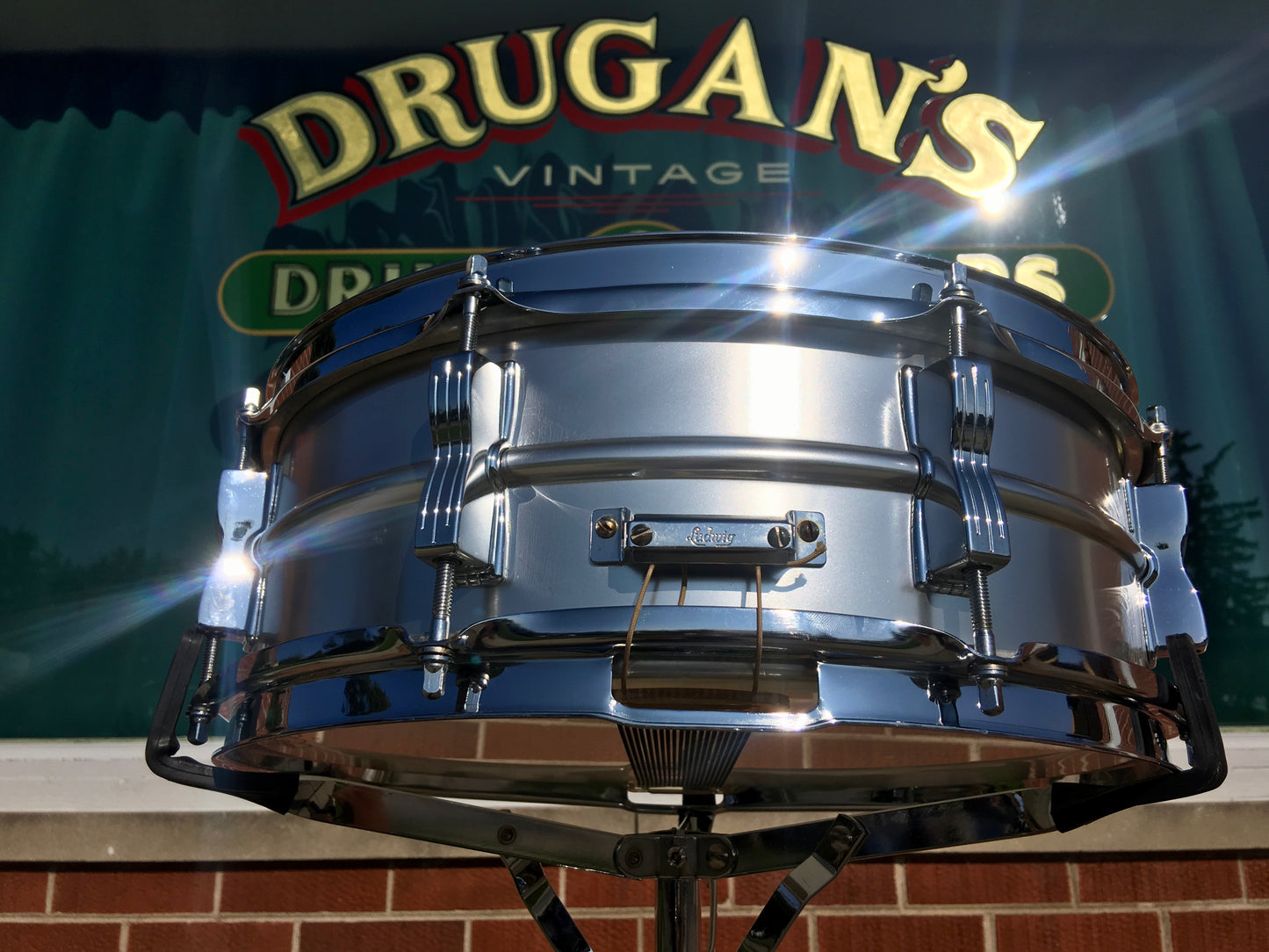 Vintage 1963 Ludwig Acrolite Keystone Snare Drum 5x14 - Early Acro!