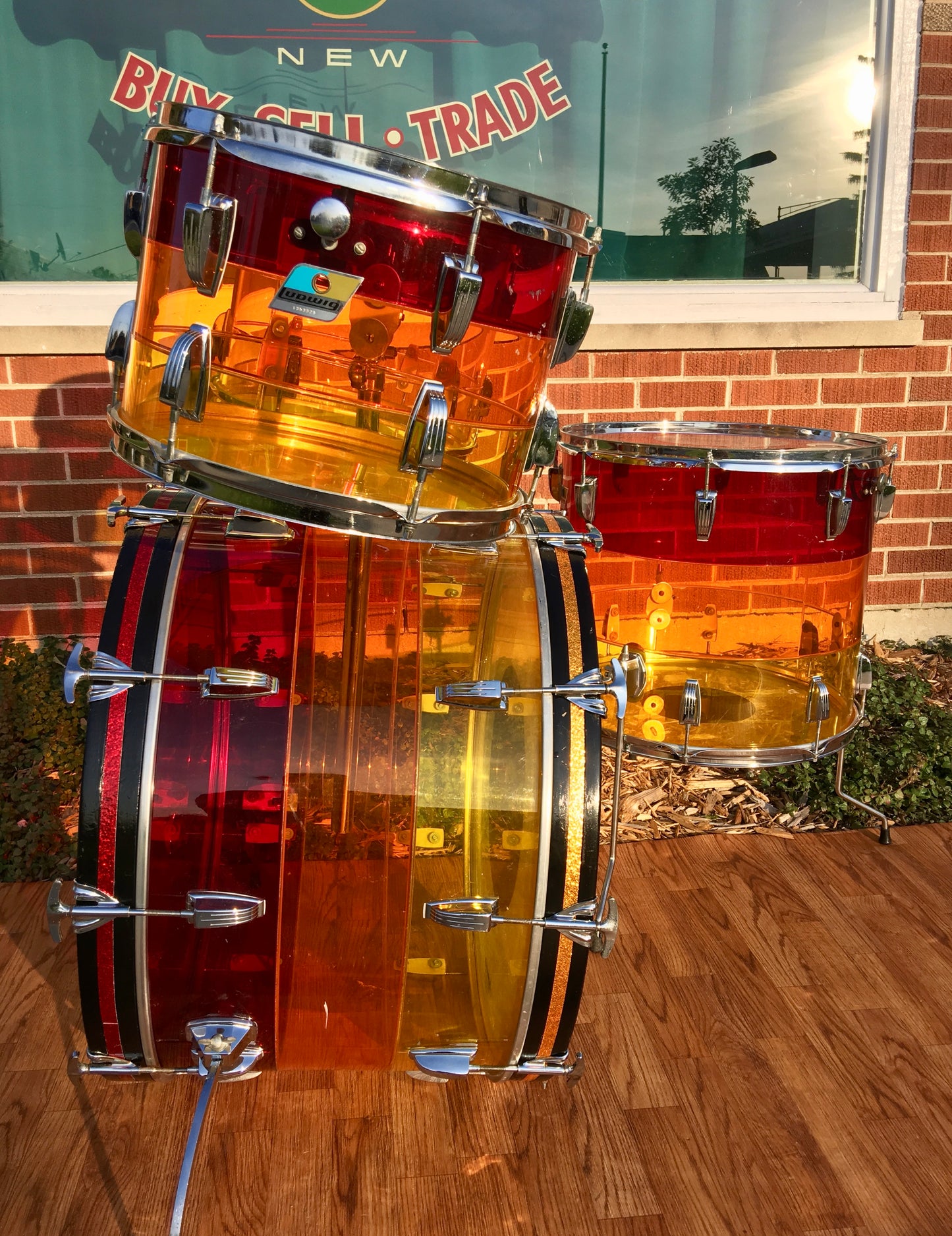 Ludwig vistalite tequila sunrise shop