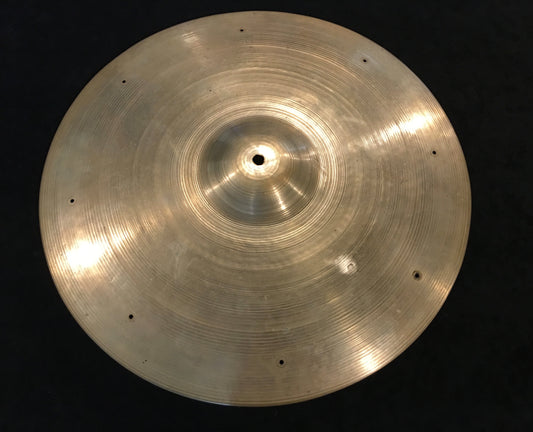 19" Zildjian A 1950's Block Stamp Hammered Crash / Ride Sizzle Cymbal 1836g #524