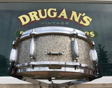 1960's Gretsch Renown Round Badge Snare Drum 5.5x14 Silver Sparkle