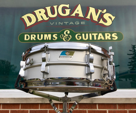 1979-80 Ludwig Acrolite Blue & Olive 5x14 Snare Drum #2166XXX