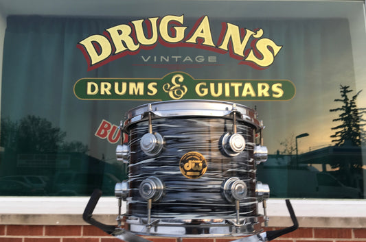 D.W. Drum Workshop Collector's Series 8"x10" Black Oyster Pearl Tom Drum