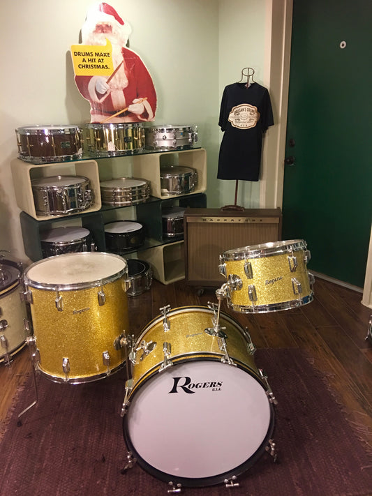 Rogers Gold Sparkle Glass Glitter Dayton