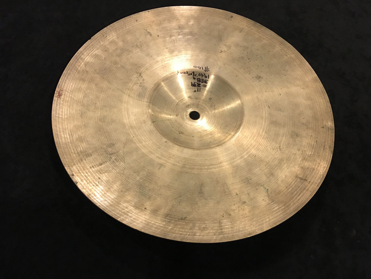 11" 1940's Zildjian A 2nd Stamp (Pre-Trans Stamp) Splash Crash Cymbal 358g #239