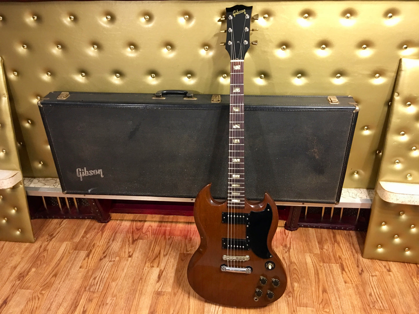 1973 Gibson SG Special Walnut Dual Humbuckers Excellent Condition OHSC