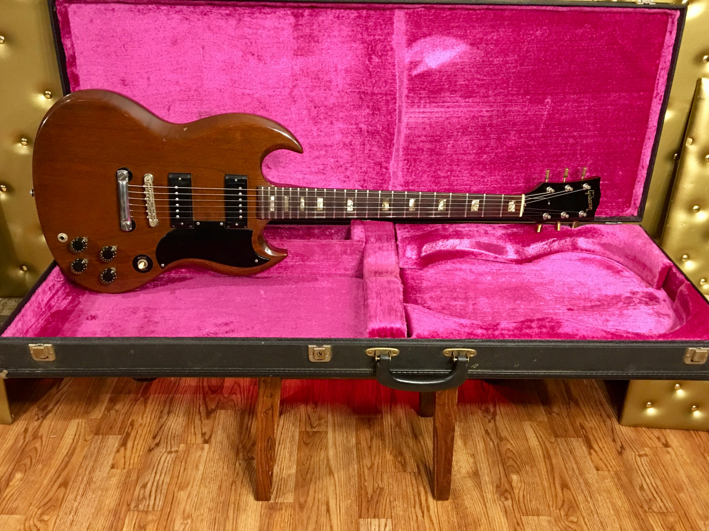1973 Gibson SG Special Walnut Dual Humbuckers Excellent Condition OHSC