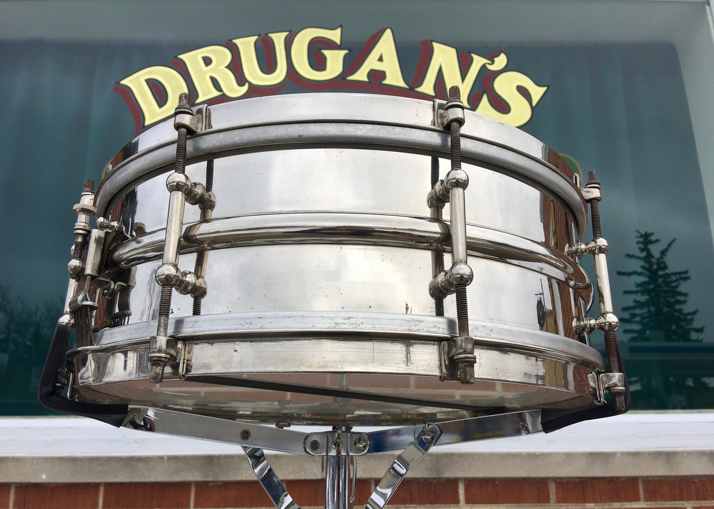 1920's Ludwig & Ludwig 5x14 Professional "All Round" Brass Snare Drum