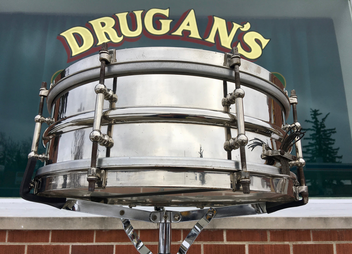 1920's Ludwig & Ludwig 5x14 Professional "All Round" Brass Snare Drum