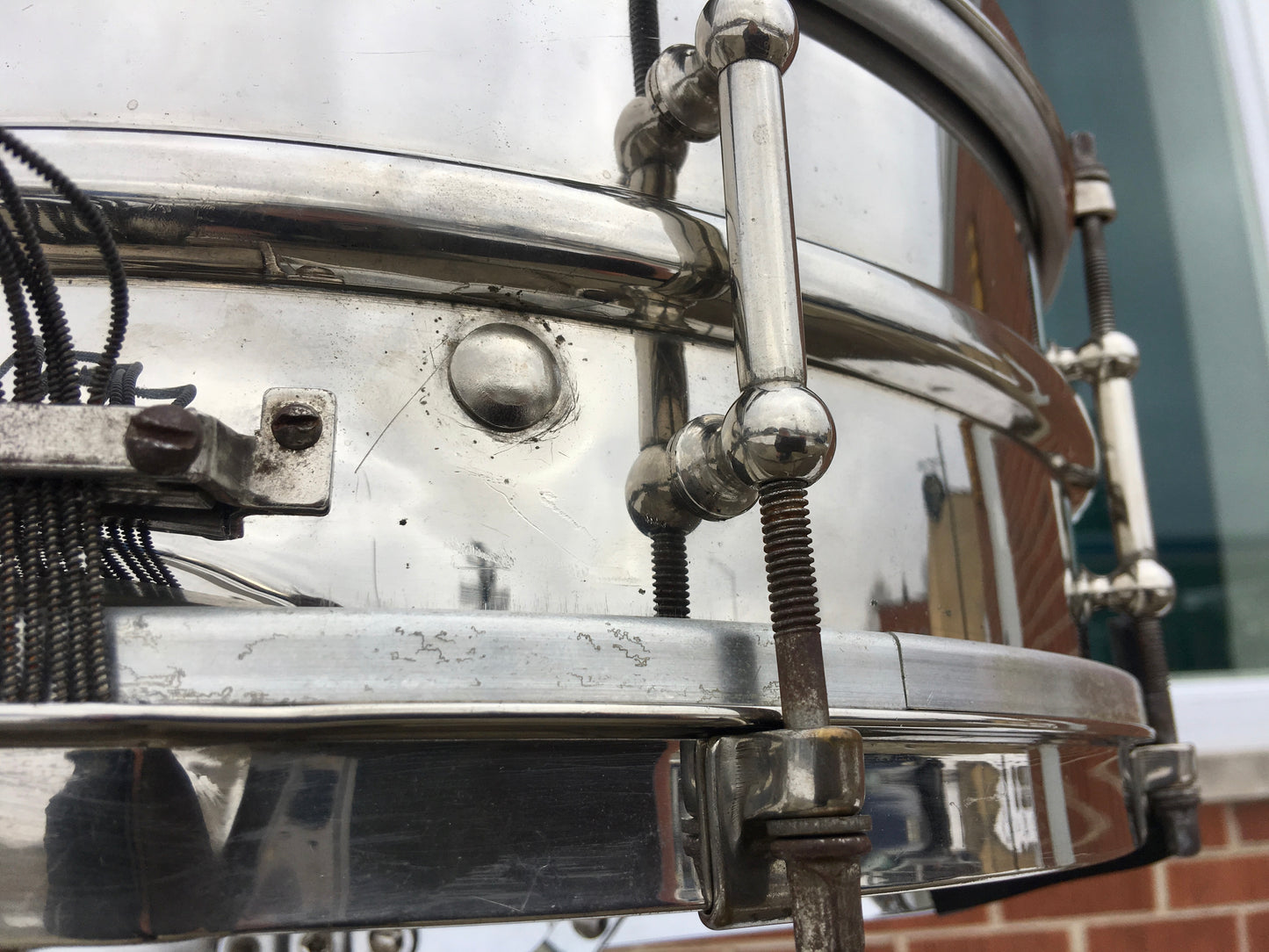 1920's Ludwig & Ludwig 5x14 Professional "All Round" Brass Snare Drum