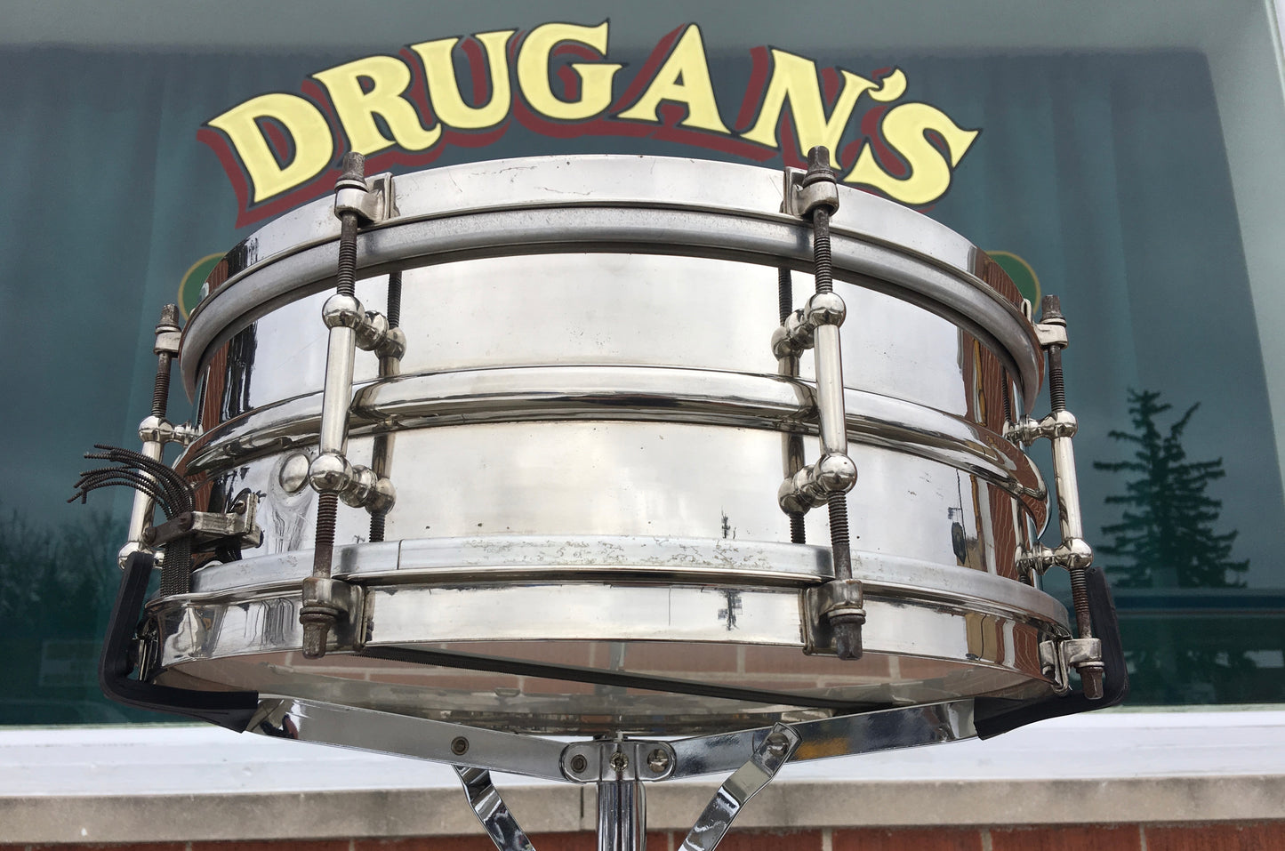 1920's Ludwig & Ludwig 5x14 Professional "All Round" Brass Snare Drum