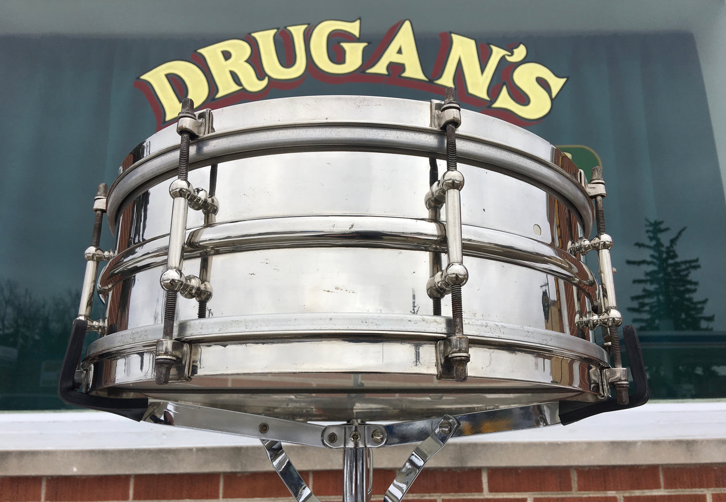 1920's Ludwig & Ludwig 5x14 Professional "All Round" Brass Snare Drum