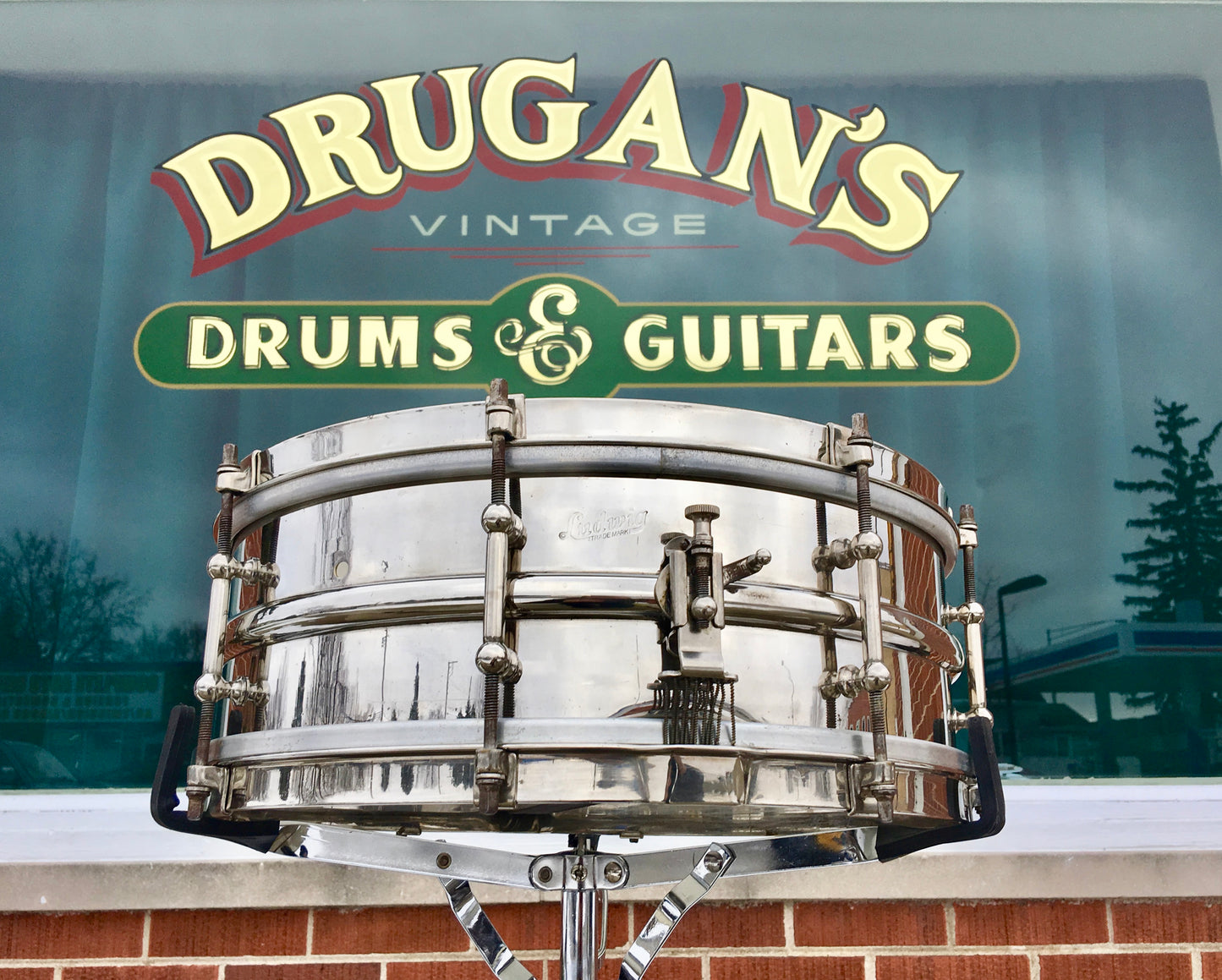 1920's Ludwig & Ludwig 5x14 Professional "All Round" Brass Snare Drum