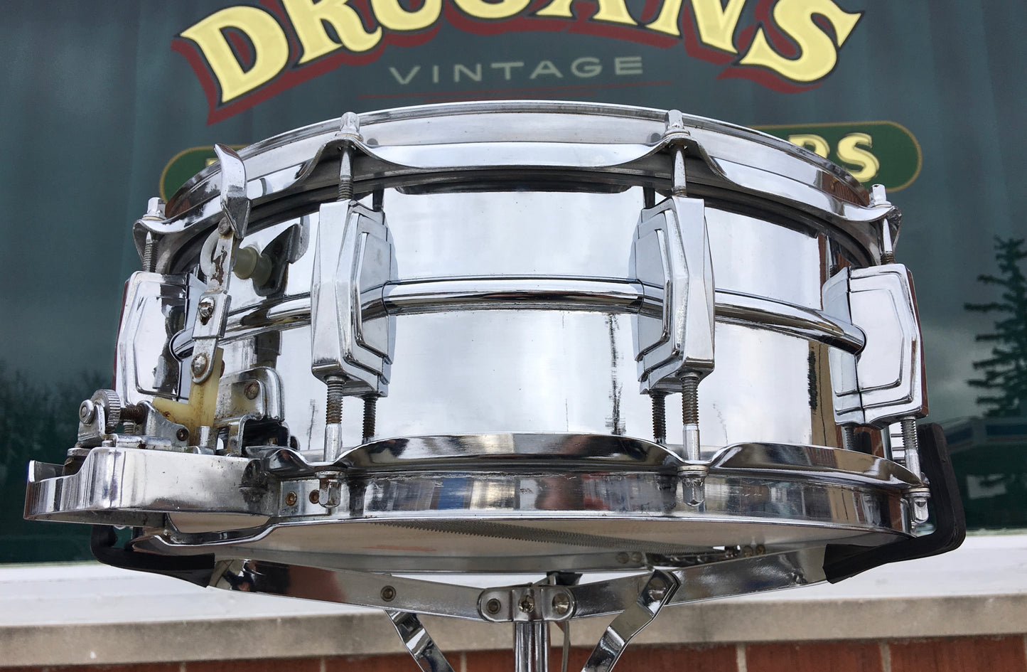 1960's Ludwig Super Sensitive Keystone Snare Drum 5x14