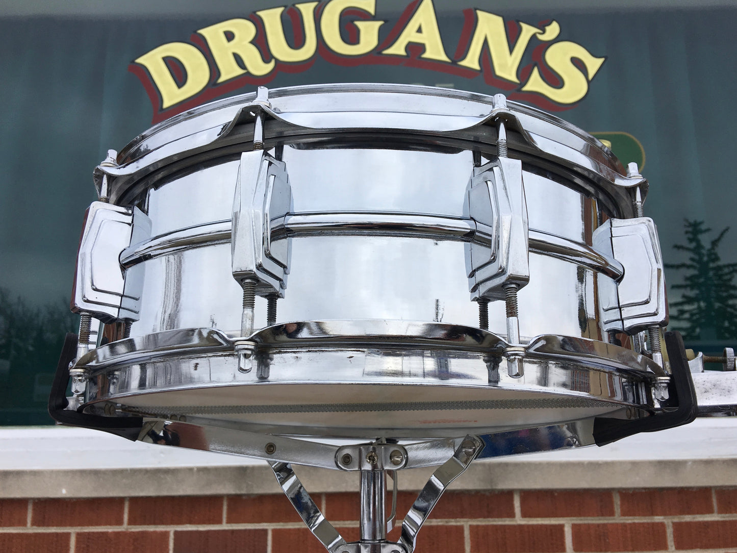 1960's Ludwig Super Sensitive Keystone Snare Drum 5x14