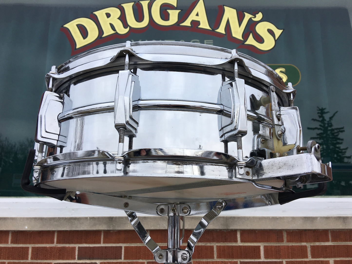 1960's Ludwig Super Sensitive Keystone Snare Drum 5x14