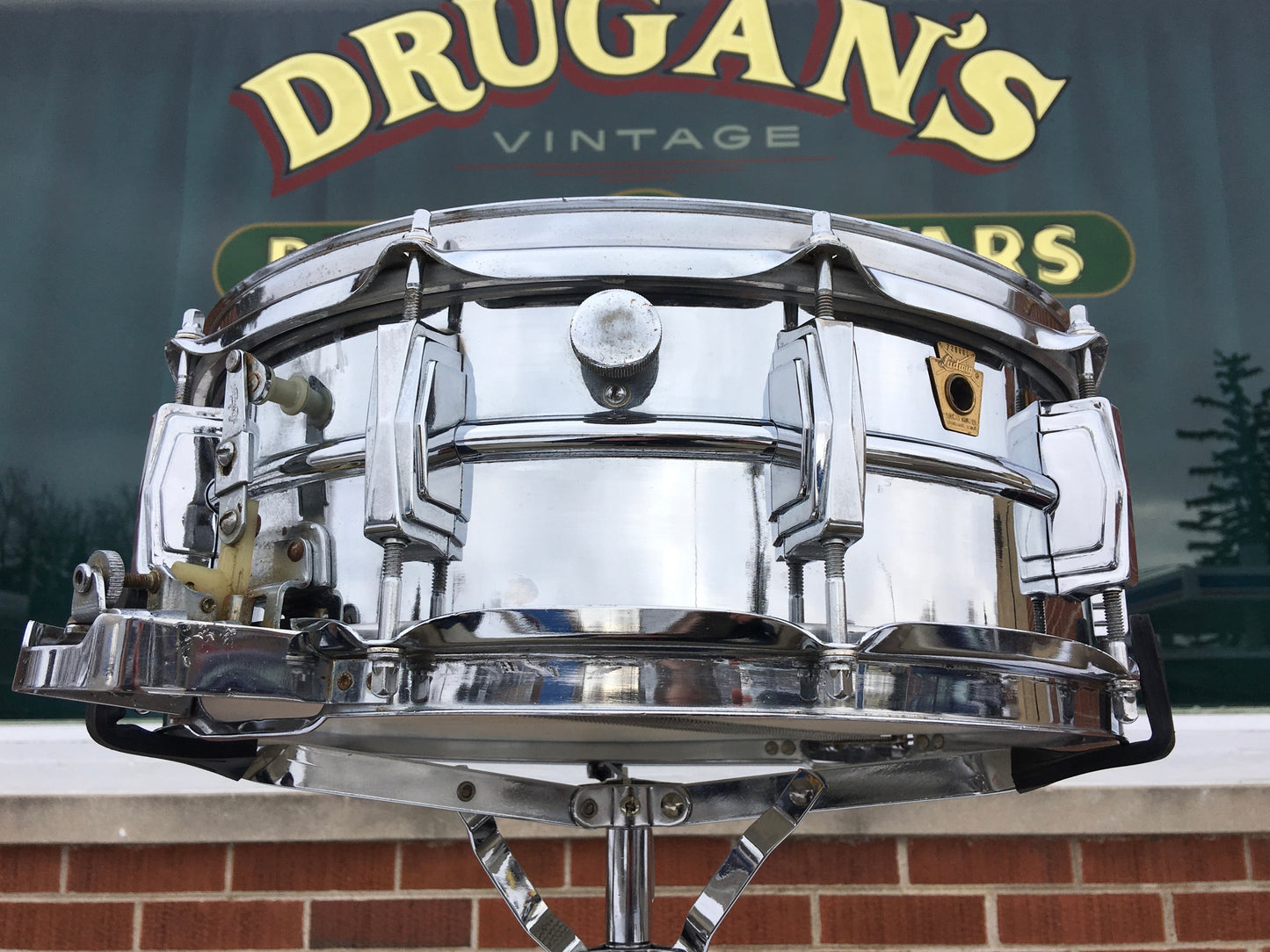 1960's Ludwig Super Sensitive Keystone Snare Drum 5x14